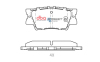 DBA Street Series Brake Pads