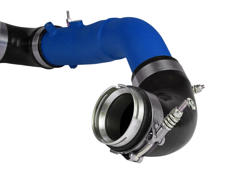 BladeRunner 2-1/2 IN to 3 IN Aluminum Hot-Side Charge Pipe Blue