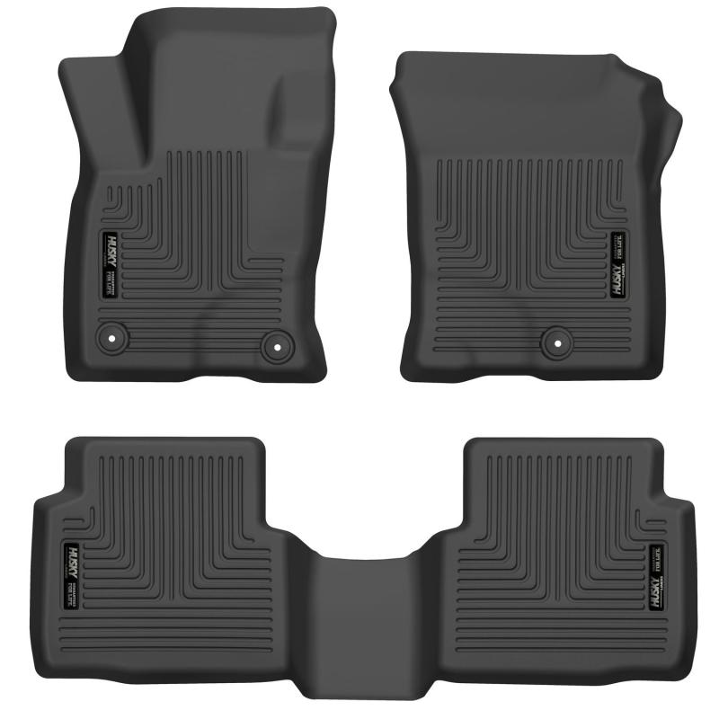 Husky Liners 20-21 Ford Escape All Models Exc Hybrid Weatherbeater Front and 2nd Seat Liners - BLK thumbnail 3