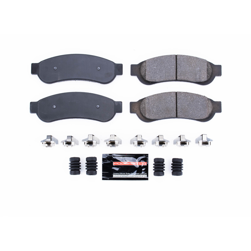Power Stop 10-13 Ford F-250 Super Duty Rear Z23 Evolution Kit w/Cals (1x psbS5076, 1x psbZ23-1334, 1x psbAR85116XL, 1x psbAR85116XR) thumbnail 3