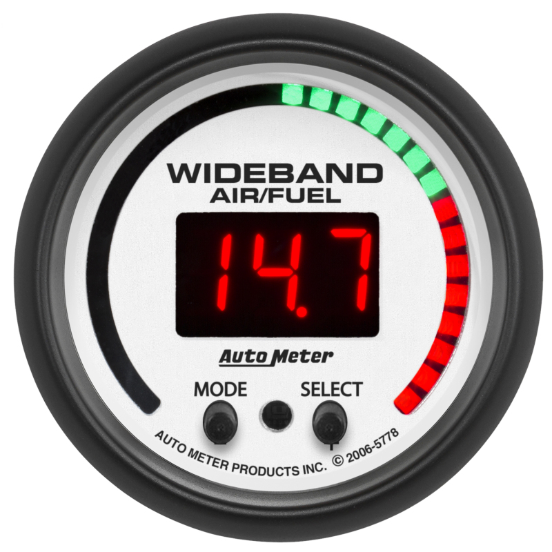 Autometer Phantom 52mm Wideband Air/Fuel Gauge thumbnail 4
