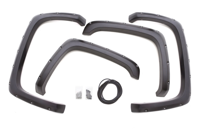 Lund 07-13 GMC Sierra 1500 RX-Rivet Style Smooth Elite Series Fender Flares - Black (4 Pc.) thumbnail 7