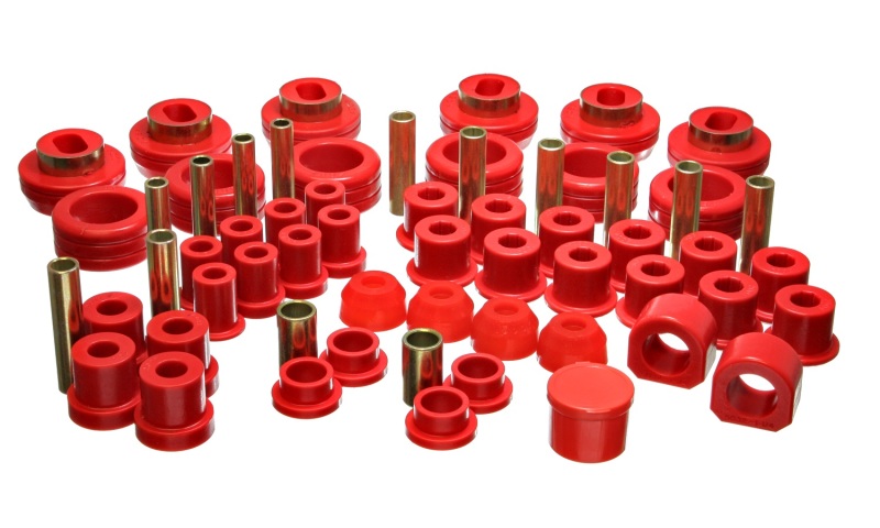 Energy Suspension 81-87 Chevy/GMC 4WD (w/ Aftermarket Frt Springs) Red Hyper-flex Master Bushing Set thumbnail 4