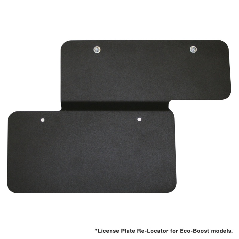 Westin Ford F-150 EcoBoost Bull Bar License Plate Bracket - Black thumbnail 2