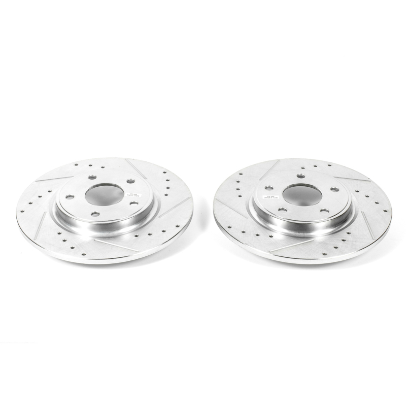 Power Stop 12-16 Chrysler Town & Country Rear Evolution Drilled & Slotted Rotors - Pair thumbnail 2