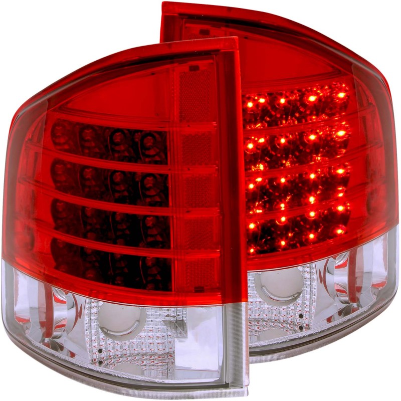 ANZO 1995-2005 Chevrolet S-10 LED Taillights Red/Clear thumbnail 4
