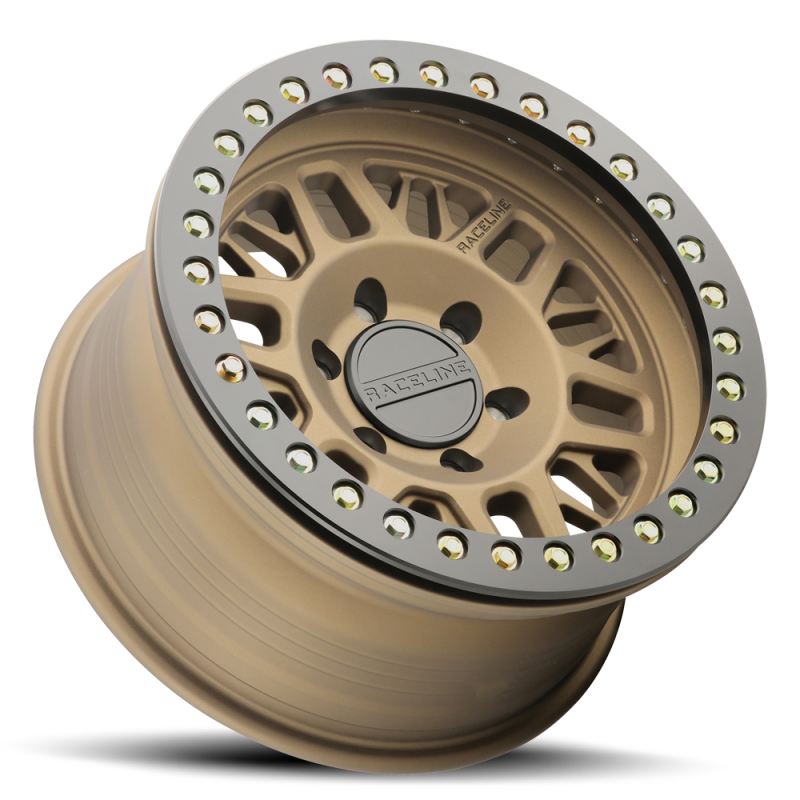 Raceline RT951B Ryno 17x9in/8x165.1 BP/-12mm Offset/130.81mm Bore - Bronze & BLK Ring Beadlock Wheel thumbnail 6
