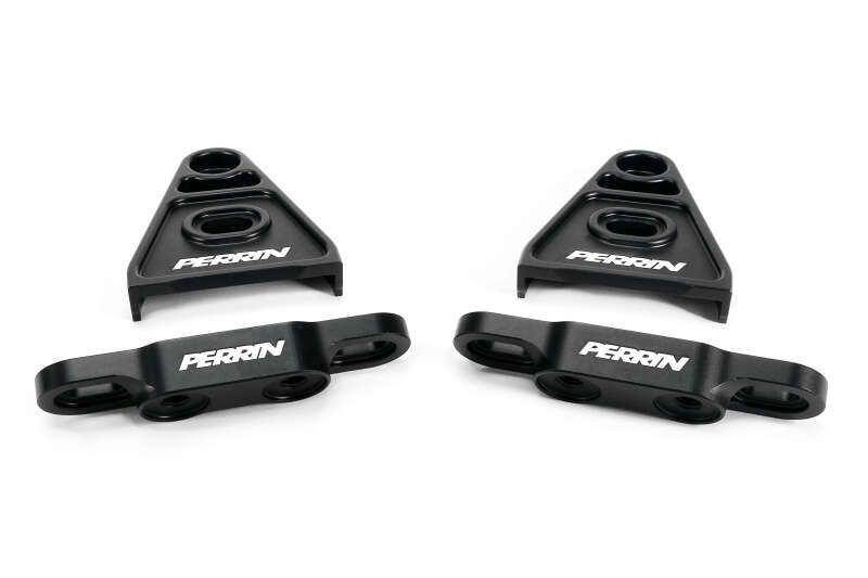 PERRIN 15+ Subaru WRX/STI High-Lift Hood Brackets (Black) thumbnail 4