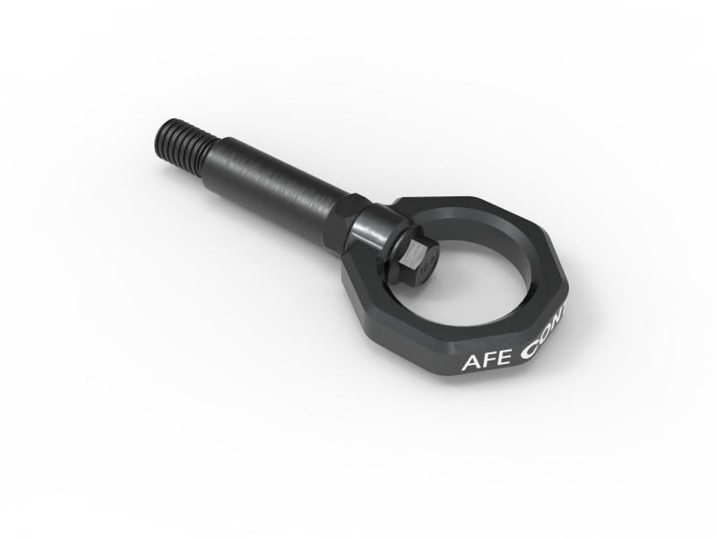 aFe CONTROL Front Tow Hook Gray