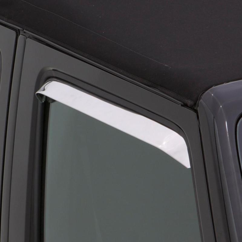 AVS 65-78 Volkswagen Beetle Ventshade Window Deflectors 2pc - Stainless thumbnail 4