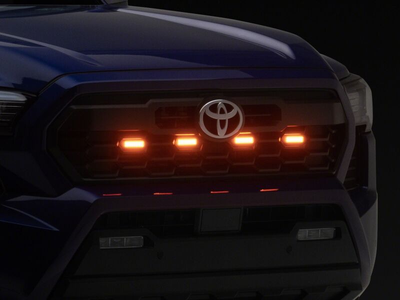 Raxiom 24-26 Toyota Tacoma Pre Runner/ TRD Off-Road/ TRD Sport Amber LED Grille Light- Amber Lens thumbnail 8