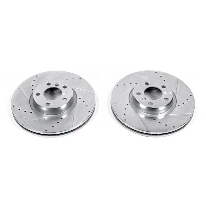 Power Stop 07-13 BMW X5 Front Evolution Drilled & Slotted Rotors - Pair thumbnail 2
