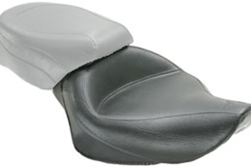 Mustang 04-21 Harley Sportster 4.5 Gallon Wide Touring Solo Seat - Black