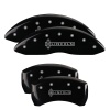 MGP 4 Caliper Covers Engraved Front & Rear Lincoln Black finish silver ch thumbnail 8