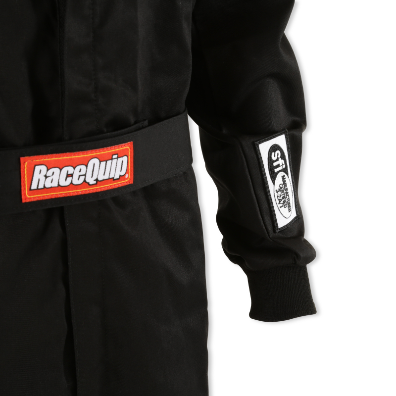 RaceQuip Black SFI-1 1-L Suit - 2XL thumbnail 9