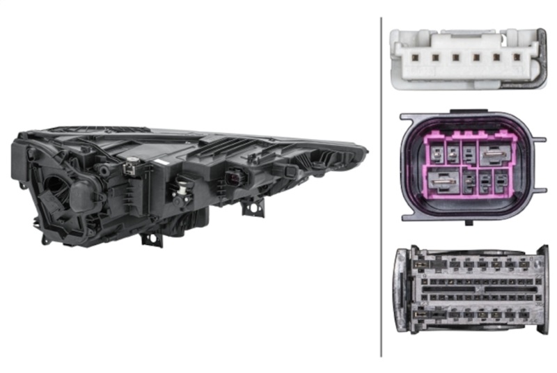 Hella 2019-2022 Audi Q8 Headlight Assembly thumbnail 4
