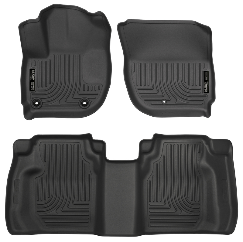 Husky Liners 15 Honda Fit Weatherbeater Black Front and Second Seat Floor Liners thumbnail 5