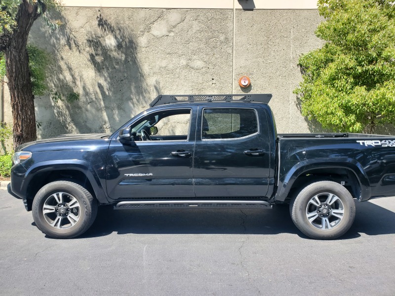 Go Rhino 18-23 Toyota Tacoma 4Door Frame Mount Sliders - Textured Black thumbnail 3