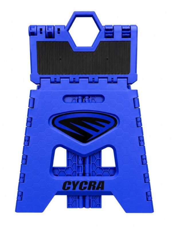 Cycra Fold Up Motostand Blue W/Decal thumbnail 2