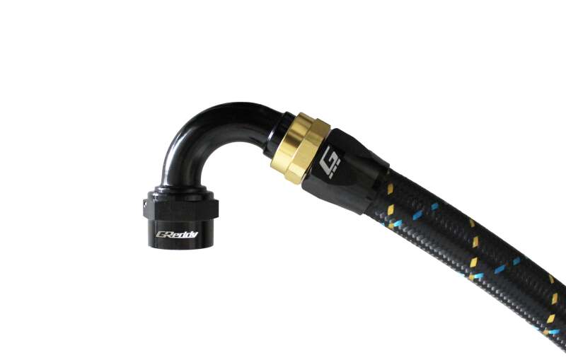 GReddy AN06 120 DEGREE HOSE END SWIVEL BLACK/GOLD ANODIZED thumbnail 9