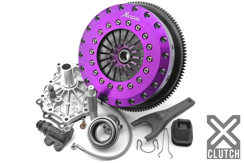 XClutch 93-98 Nissan Skyline GT-R 2.6L R33 9in Twin Solid Ceramic Clutch Kit thumbnail 2