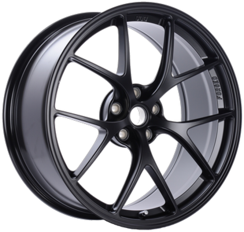 BBS FI 20x10.5 5x120 ET28 CB72.5 Black Satin Wheel -82mm PFS/Clip Req
