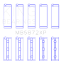 King Engine Bearings BMW S62 (Size 0.26) Main Bearing Set thumbnail 3