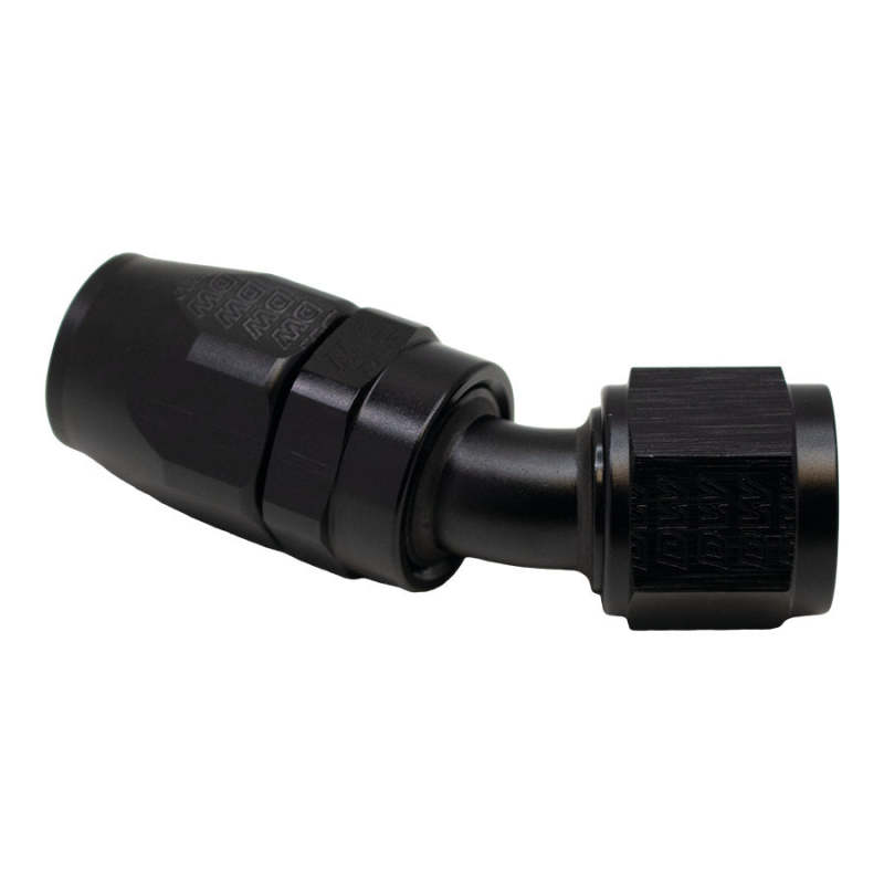DeatschWerks 10AN Female Flare Swivel 30-Degreehose End CPE - Anodized Matte Black thumbnail 2