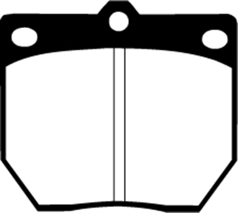 EBC 70-74 Datsun 240Z 2.4 Greenstuff Front Brake Pads thumbnail 2