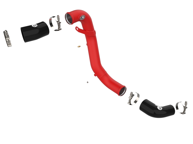 BladeRunner 3 IN Aluminum Cold Charge Pipe Red