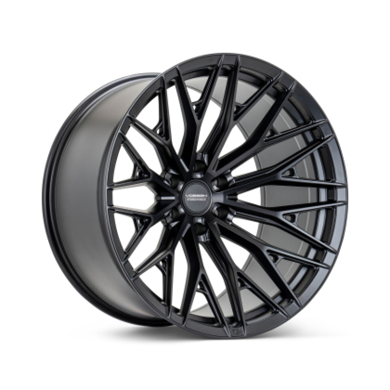 Vossen HFX-6 17x9 - 6x139.7 - ET0 - Super Deep Face - 106.1 - Satin Black Wheel
