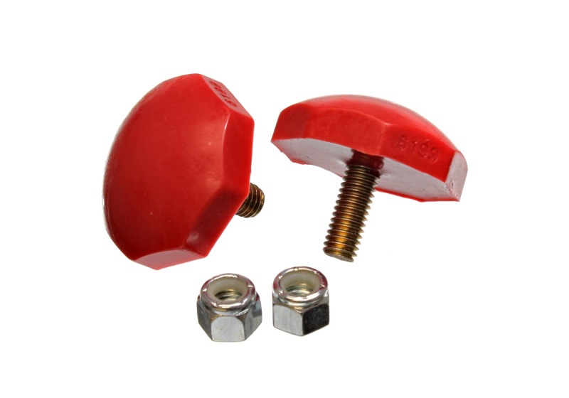 Energy Suspension Octagon Bump Stop Set - Red thumbnail 4
