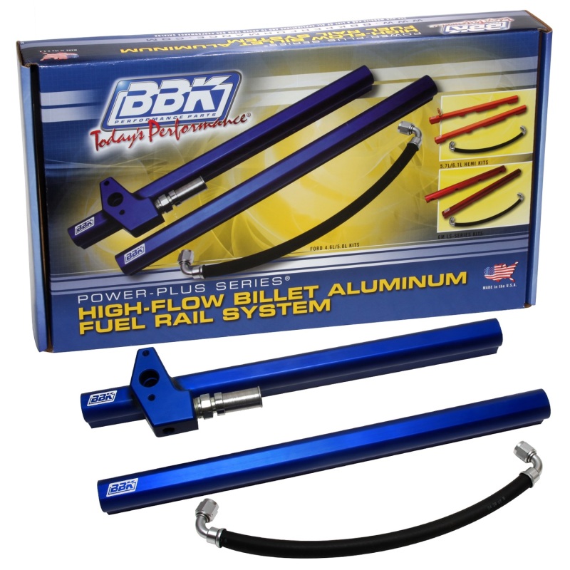 BBK 05-10 Mustang 4.6 GT High Flow Billet Aluminum Fuel Rail Kit thumbnail 6