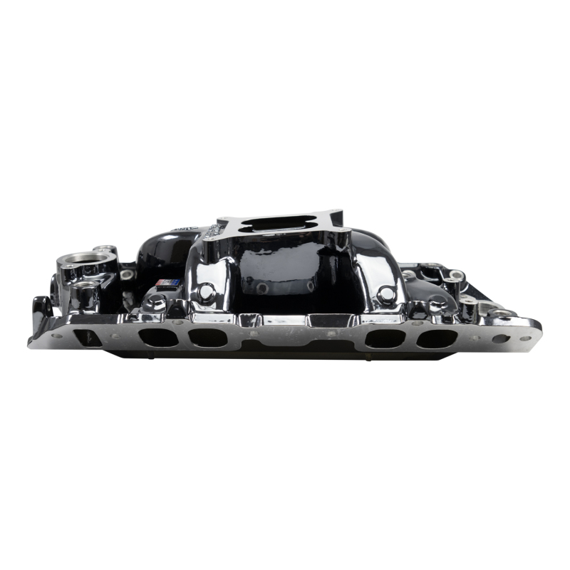 Edelbrock RPM Air-Gap Intake Manifold for Big-Block Chevy Oval Port - Black Plasma Finish