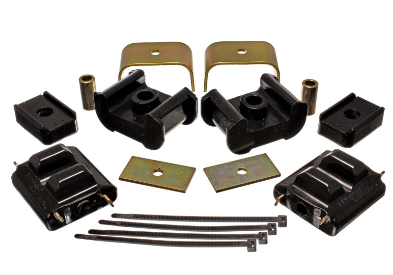 Energy Suspension 73-84 K5 Blazer 4WD Fullsize Black Complete Motor & Trans Mount Set Zinc Finish thumbnail 5