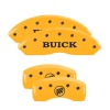 MGP 4 Caliper Covers Engraved Front Buick Rear Yellow Finish Black Char 2018 Buick Envision thumbnail 5