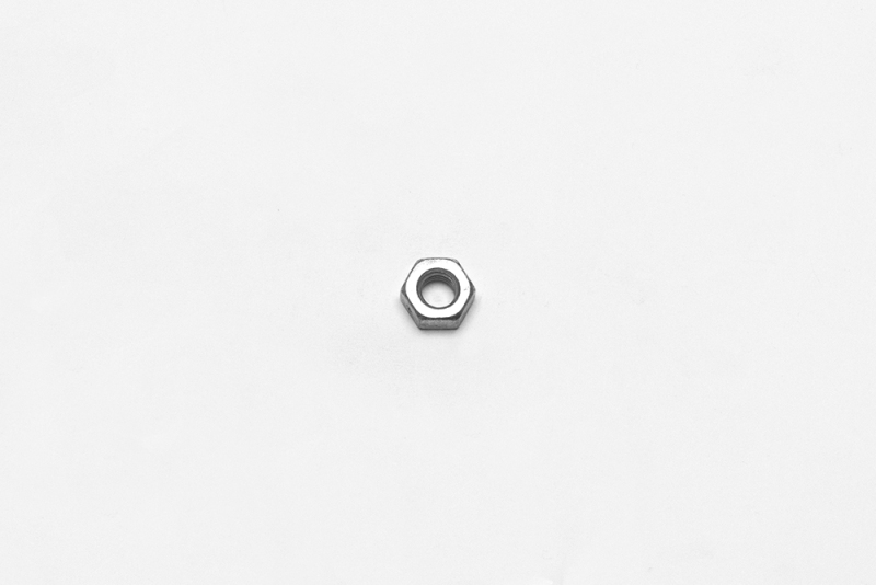 Wilwood nut M10-1.5 center lock clear zinc