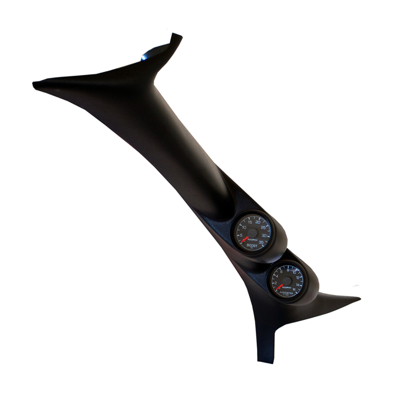 Autometer 99-07 Ford Powerstroke/SD Black Dual A-Pillar Gauge Kit thumbnail 7