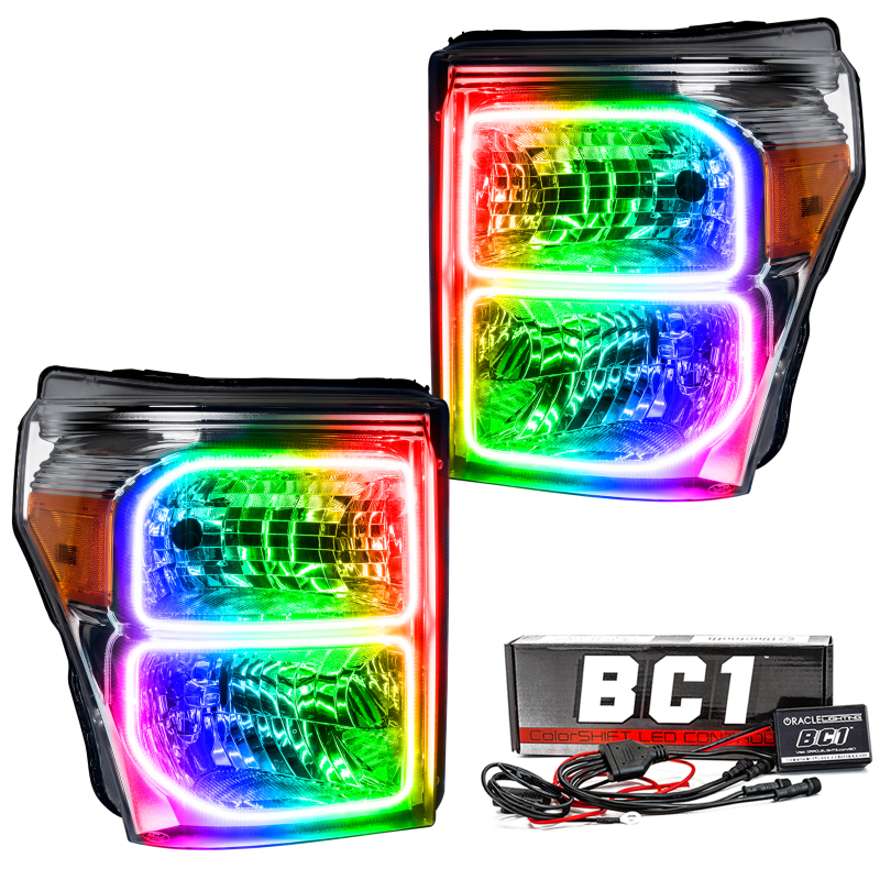 Oracle 11-16 Ford F250/350 LED HL - ColorSHIFT w/ BC1 Controller thumbnail 2