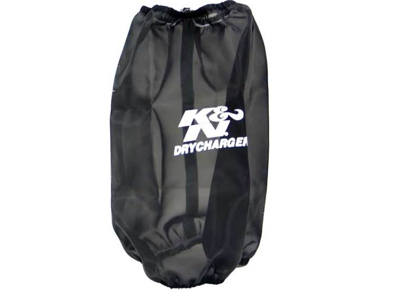 K&N 6.625in Base ID / 5.25in Top ID / 9.5in H Round Tapered Black Drycharger Air Filter Wrap thumbnail 2
