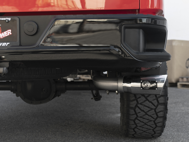 aFe Apollo GT Series 2019 GM Silverado/Sierra 1500 4.3L/5.3L 409 SS CB Exhaust System w/Polished Tip thumbnail 7