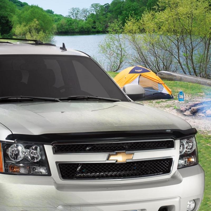 AVS 04-15 Nissan Armada Hoodflector Low Profile Hood Shield - Smoke thumbnail 8