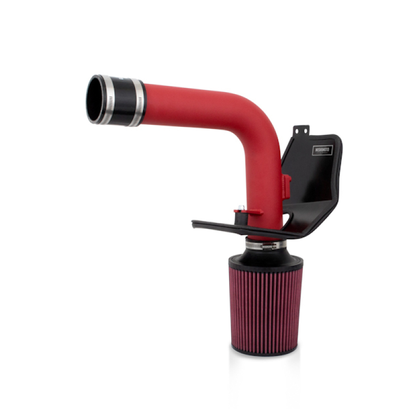 Mishimoto 08+ Subaru WRX/STi Performance Cold Air Intake Kit - Wrinkle Red thumbnail 6