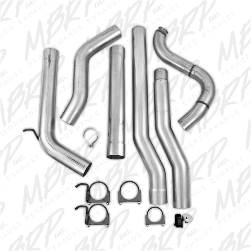 MBRP 88-93 Dodge 2500/3500 Cummins 4WD Turbo Back Single Side Exit No Muffler PLM Series Exhaust thumbnail 6