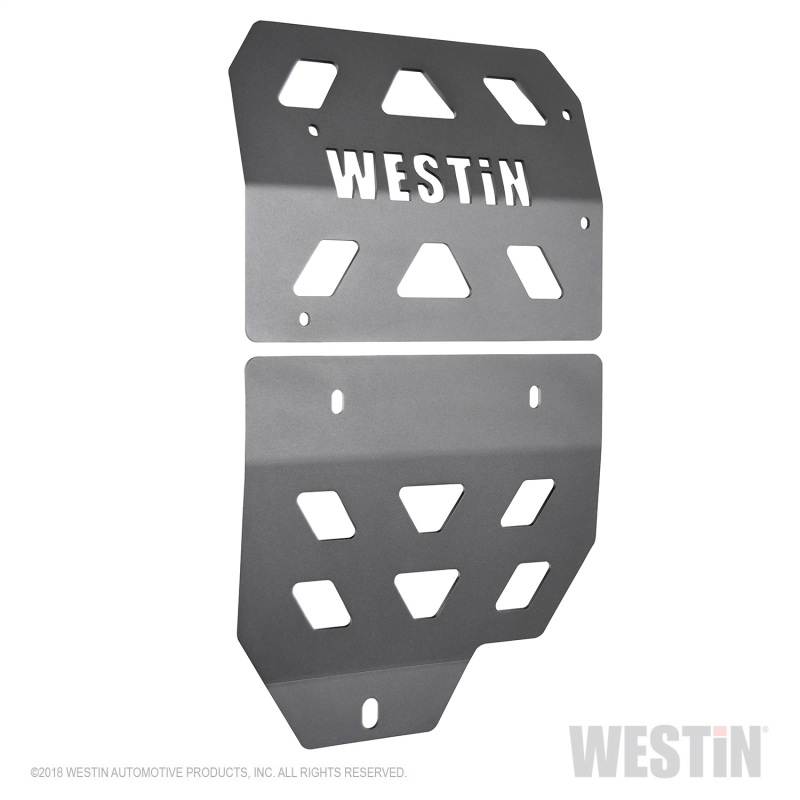 Westin 18-22 Jeep Wrangler JL Transmission Pan Skid Plate - Textured Black thumbnail 5