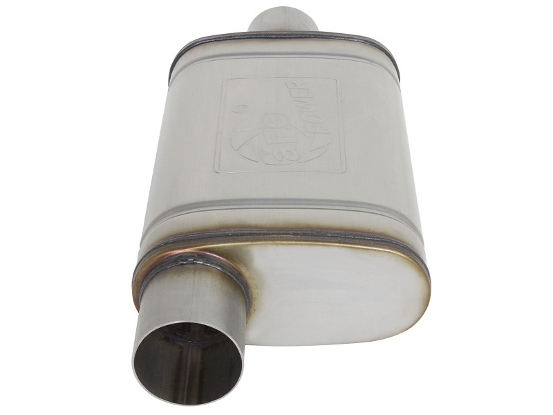 aFe MACH Force XP SS Muffler 3in Center Inlet / 3in Outlet 9in L x 4in W x 14in Body thumbnail 6