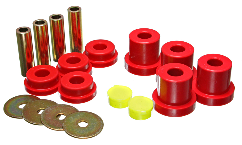 Energy Suspension 05-07 Scion tC Red Rear Sub Frame Bushing Set thumbnail 5