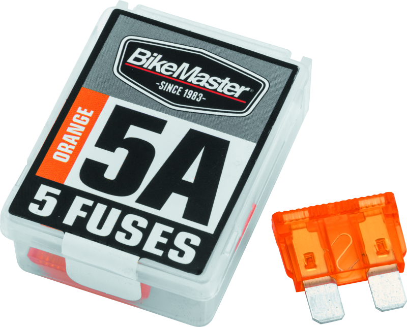BikeMaster 5Piece 5A Replacement Fuse thumbnail 3