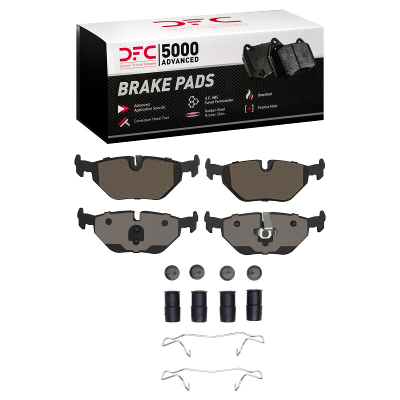 DFC 5000 Advanced Pads - Low-Metallic and Hardware Kit