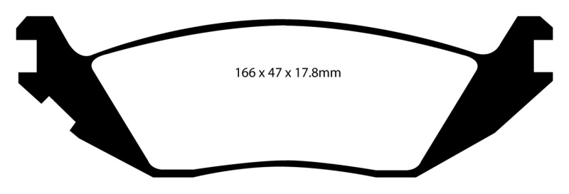 EBC S2 Brake Pad and Rotor Kit (1x ebcDP61639, 1x ebcUSR7106) thumbnail 3